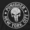 The Punisher Unisex Adult NYC Logo T-Shirt
