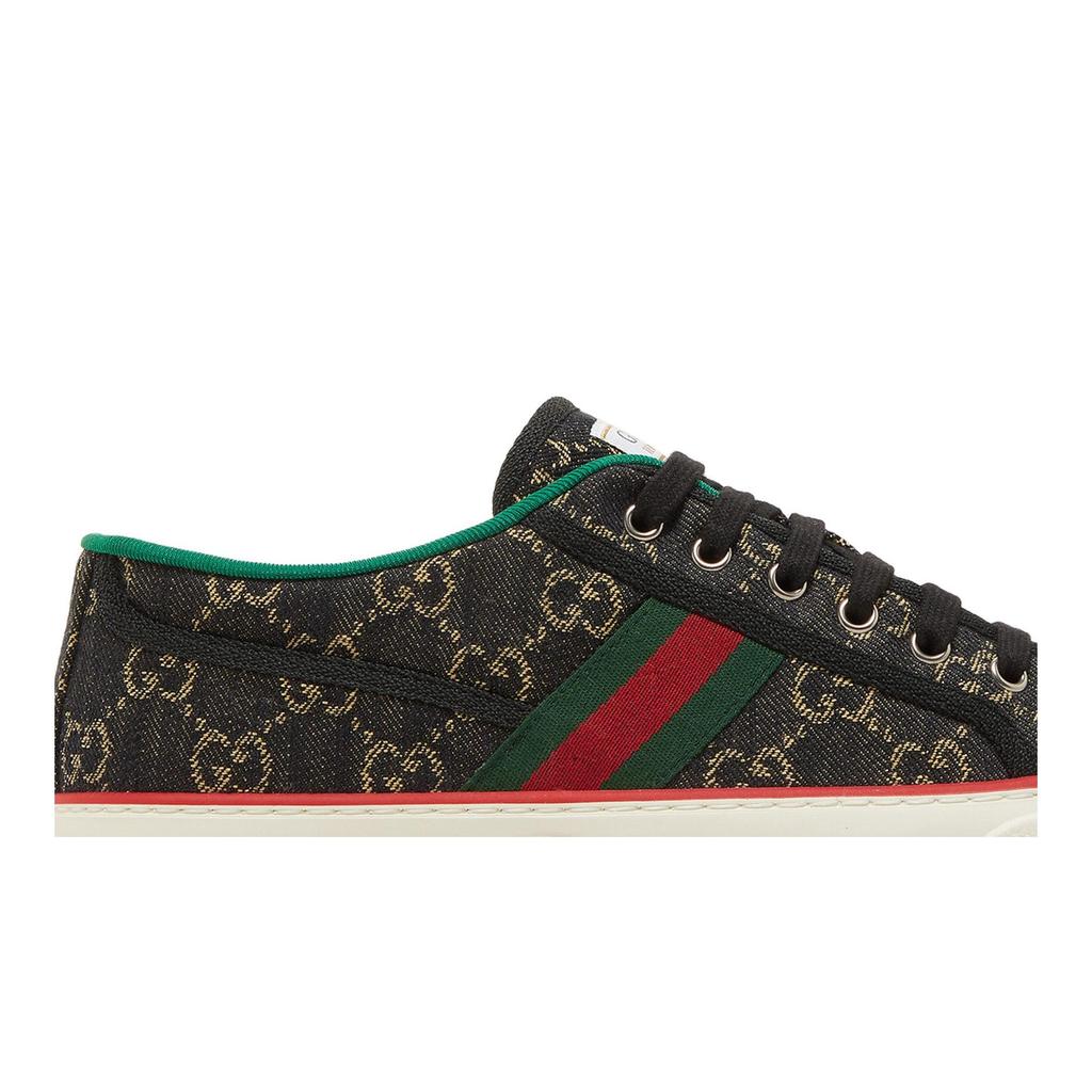 Gucci Tennis 1977 'Black Ivory' (Unisex) Black / Ivory Canvas Shoes 606111 UN320 1291