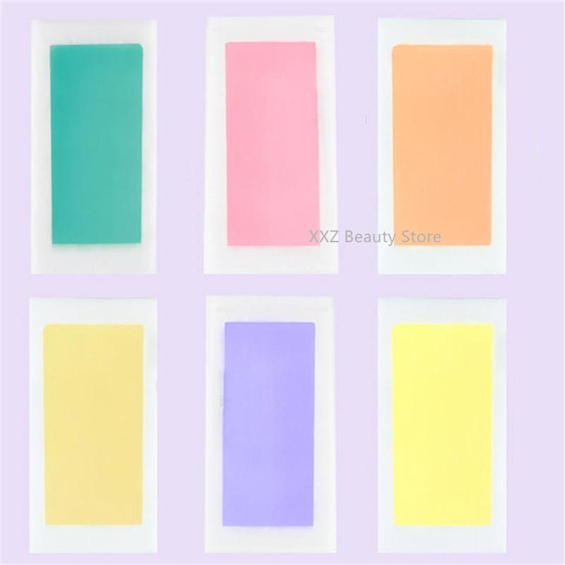 Professional Hair Removal Wax Strips 10/50 Sheets 18x9cm Double Sided Depilation Paper for Bikini Leg Body Face