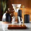 Coffee Dripper Stand with Wooden Base Minimalist Pour Over