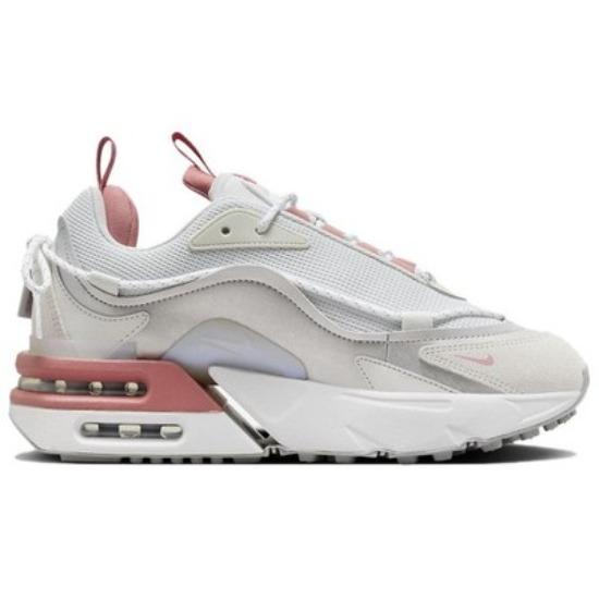 Nike Pantofi Casual cu Top Scund Rezistenți la Abraziune Air Max Furyosa pentru Femei Albi