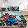 Spiderman Action Print 3Pcs Bedding Setduvet Cover With 2 Bedropillowcase Home Birthday Gift