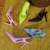 2025 New French Pointed High Heels Female Super High Heel Stiletto Fairy Elegant Outer Sandals Are Available In Stock