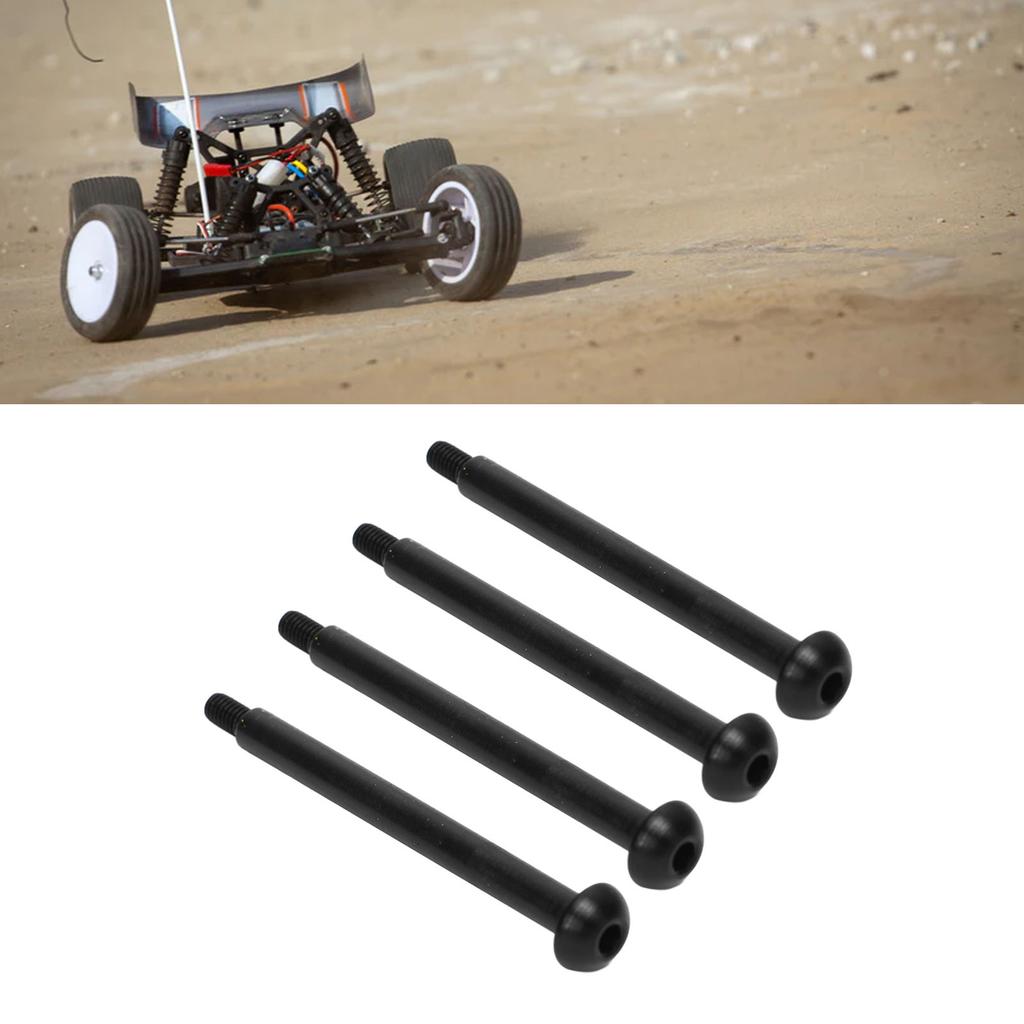 4pcs RC Rear Lower Hinge Pin Steel Aluminum Alloy RC Hinge Pin with M3 Nut for   1Celsius7 1Celsius8 Series