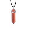 1Pc Hexagon Pillar Stone Necklace Bullet Pendant Choker Necklace Fashion Jewelry Gift