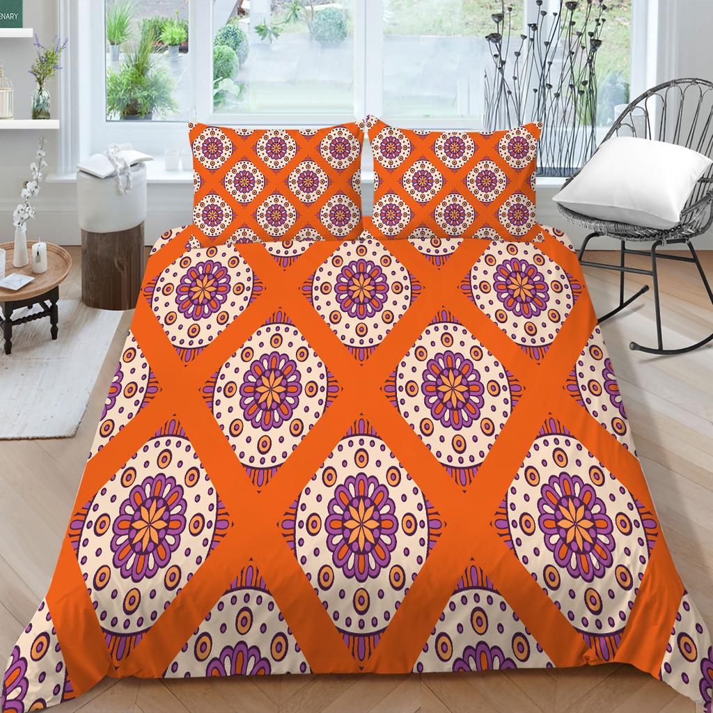3D Bohemian Home Bettwäsche Bettbezug Luxus Bettwäsche Set Bettbezug Kissenbezug Blatt/Doppelbett in voller Größe 2/3-teilige Schlafzimmerdekoration