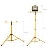 SupFire Heavy-Duty Adjustable Floodlight Tripod