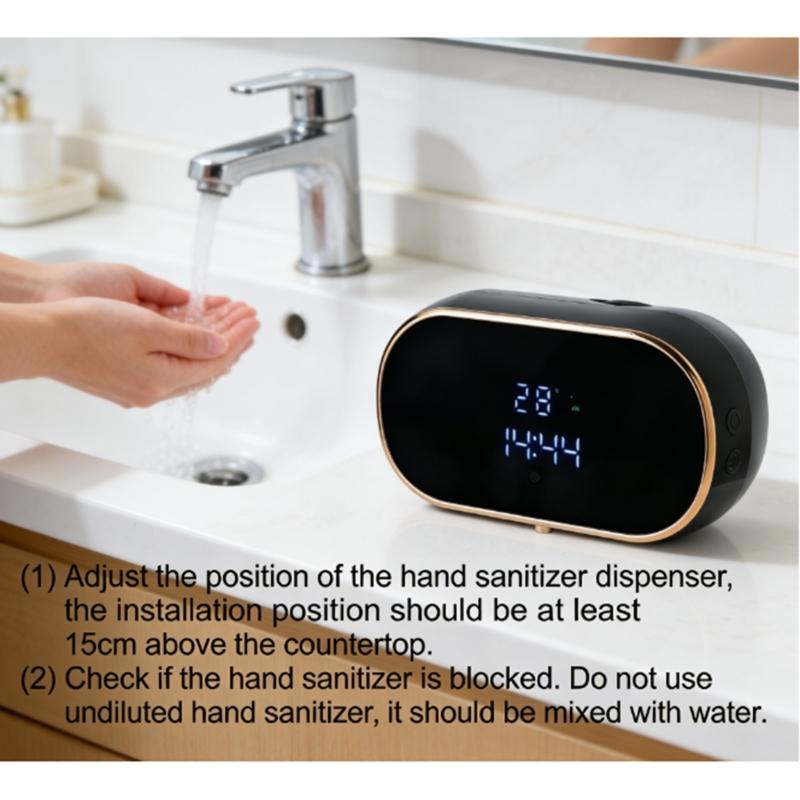 350ml Wandmontierter Seifenspender Automatische Induktion Schaum Handwaschmittel Berührungsloser Schaumseifenspender Einfach zu bedienen