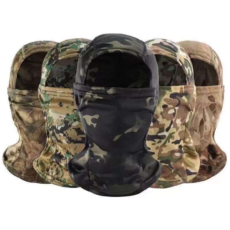 Camouflage Tactical Cycling Full Face Mask Cover Outdoor Balaclava Hat Gear Sports Hunting Hiking Ski Mask Hunting Scarf Hat