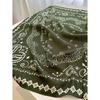 70cm Cashew Print Square Scarf Women’s Breathable Imitation Silk Bandanna Luxury Female Neckerchief Fashion Hijab Spring/Summer