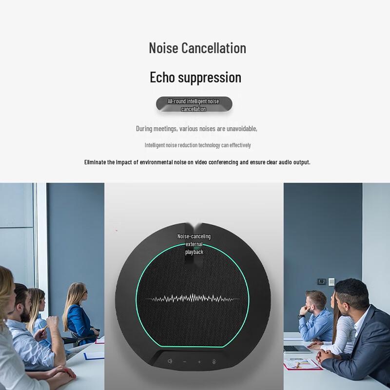 Runpu RP-N80W 2.4G Wireless Omnidirectional Video Conference Microphone (CN version)