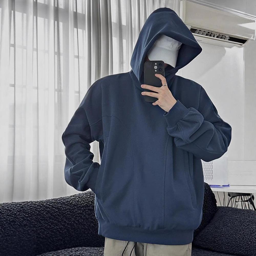 Mens Autumn Updated Comfortable Fit Couple Thickened Leisure Hooded Jacket
