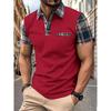 Neues, schnelltrocknendes Poloshirt mit Revers und Knopftasche für den Sommer, für Herren, Sport-Poloshirt, Fitness und lässiges Slim Fit-Shirt für die tägliche Arbeit