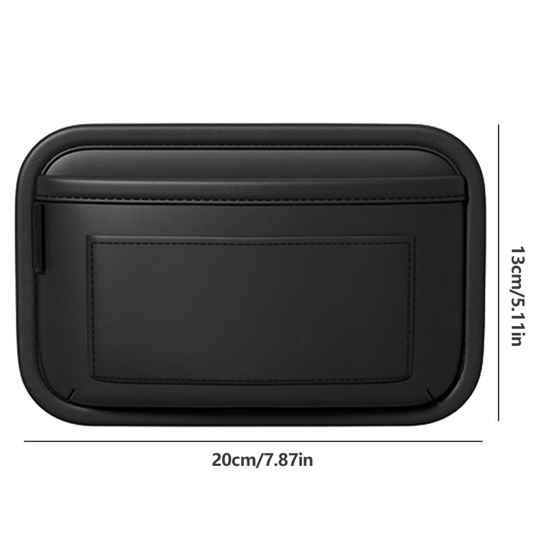 Car Seat Organizer Storage Organizer Crevice Filler Auto Bag PU Leather Car Interior Organizer for Trucks SUVs RVs and Other