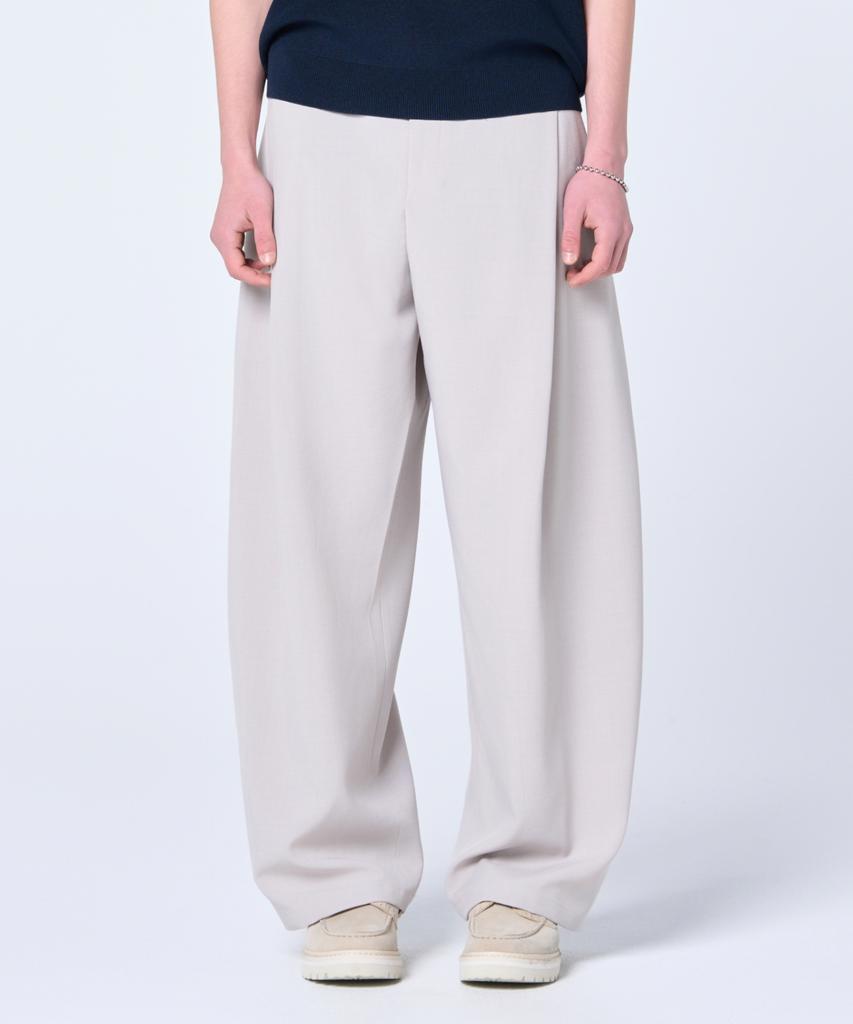 HYOJI Ss Curved Wide Slacks (5 Colors)