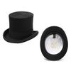 Adult Trilby Hat Breathable British Style Flat Top Hat Adult Festival Party Festival Formal Gathering Fedoras Hat