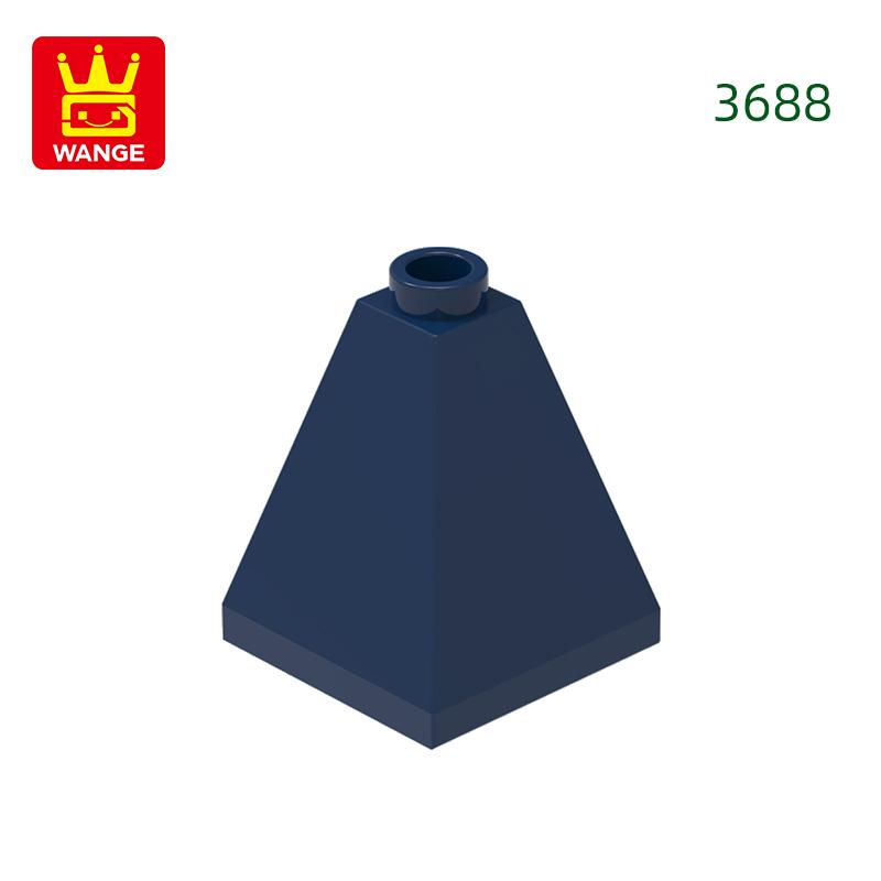 Ungiftig 74 Stück/Los 3688 Schräge 75° 2 X 2 X 2 Vierfach Konvexer Stein Moc Farbe Zubehör Kompatibel Mit Stein Diy Kinderspielzeug