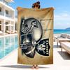 Football Club Emblem Beach Towel, Microfiber Beach Towel, Perfect For Pool, Beach, Travel, Home Decor Beach Party Fan gifts
