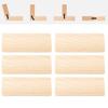 50pcs Premium Material Solid Beech Wood Tenon Sturdy Structure Beechwood Dowel Pins  Woodworking