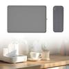 Silicone Coffee Mat with Tray Piece Set Foldable Surface Protector for Home Dining Table Bar Area