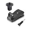 Backpack Strap Clip 161° Rotation Hat Belt Clamp Mount for Gopro 11 11 9 8 DJI Action 6 1Pro 1 Insta161 ACEPro X1 X1 Accessories