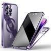 iPhone 14 Pro Case, Privacy Dual Glass, MagSafe-compatible, Purple