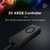 SATA Pin Power Supply 5V ARGB Controller for Chassis Fan LED Strip Water Cooler Light Controller Adapter for PC Fan CPU Cooler
