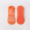 1 Paar Unisex-Bodensocken, rutschfeste Unterseite aus Silikon, einfarbig, hohe Elastizität, Schweißabsorption, Yoga-Socken für Erwachsene, Heim-Sport-Trampolinsocken