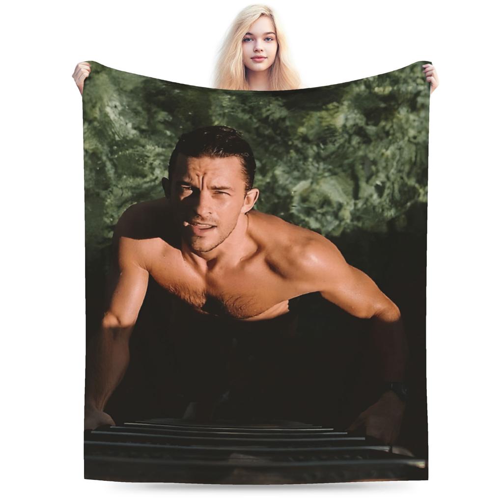 Jonathan Bailey Blanket  Warm Funny Plush Bedding Throws For Child Outdoor Flannel Bedspread Bed Cover