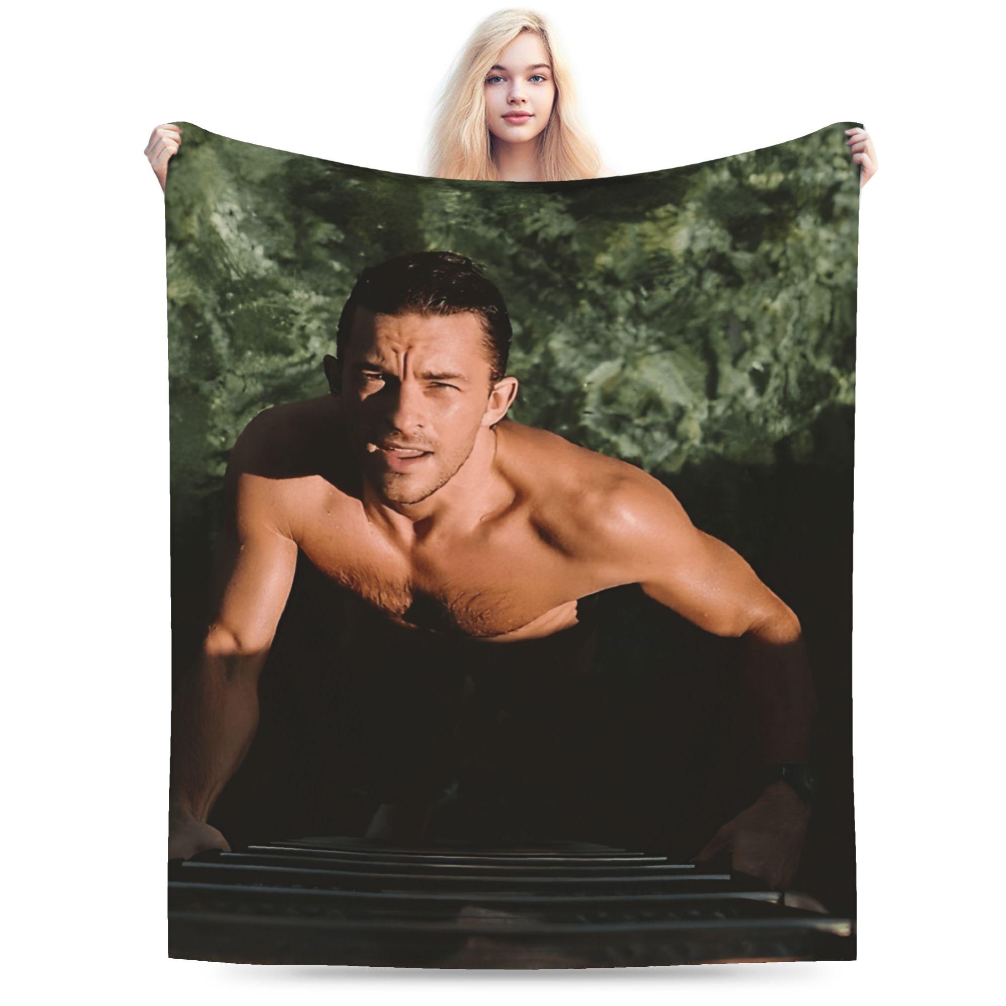 

Jonthan Bailey Plush Blanket Boy Girl Flannel Bedding Throws For Couch Bed Warm Soft Design Quality Bedspread Gift Idea 30x40in