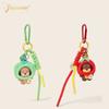 Pacpas Dachshund Plush Vegetable Head Cover Keyring For Daily Use Gift And