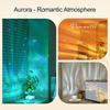 Aurora Wave Projector with Remote & App Control 16 Color Changing LED Night Light 360 Degrees Room Ambiance Lighting