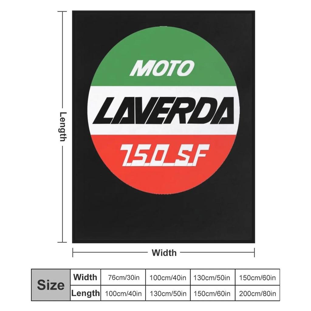 Nuova Coperta Plaid Logo Speciale Moto Laverda 750 SF halloween Biancheria da Letto Estiva Campeggio Coperte Plaid Extra Large