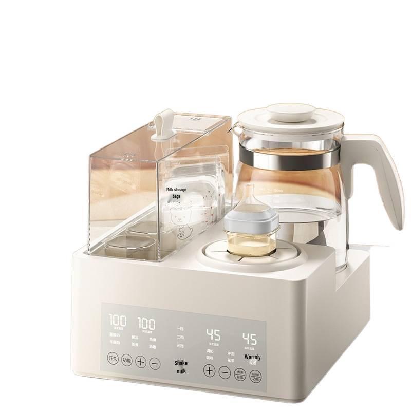 Intelligenter 3-in-1 Babyflaschenwärmer: Wasserkocher mit konstanter Temperatur, Milchschüttler, Isolierter Milchwärmer