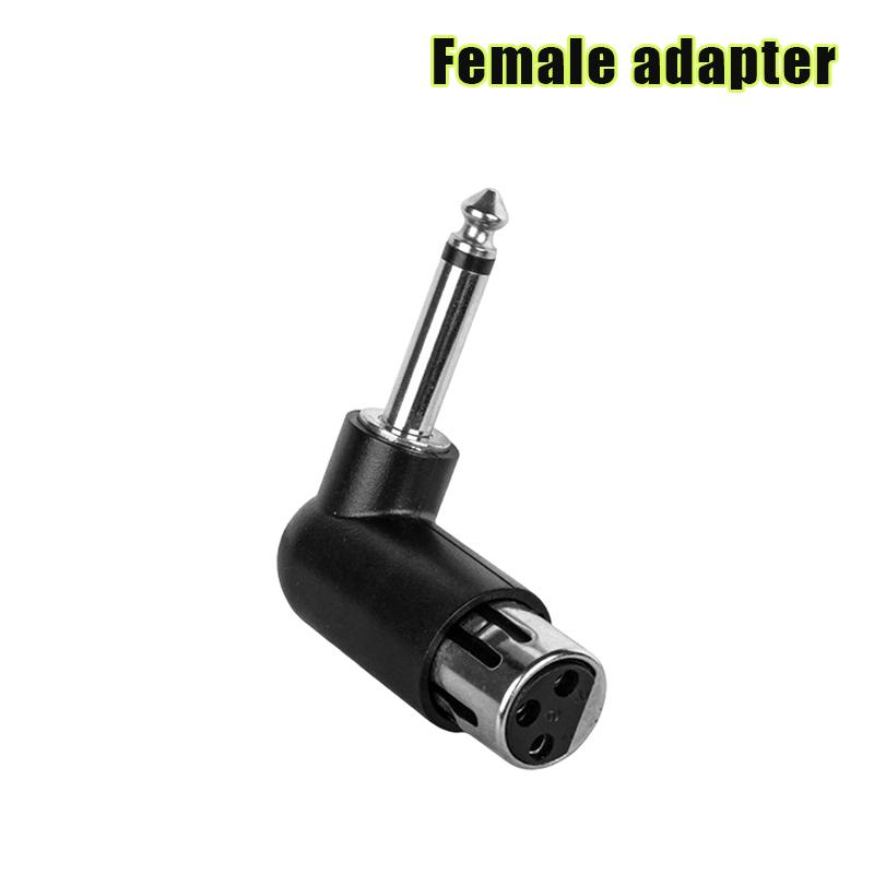 XLR to 6.35mm Audio Adapter Right Angle for Superior Sound Quality Professional Use