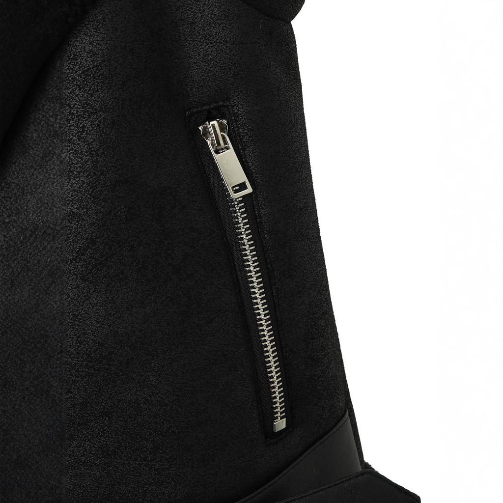 Hot-selling imitation lamb wool vest jacket hem adjustable belt women's thick vest autumn and winter coat