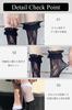 Rowaica Socks with Perfect for Beautiful Legs Women's Over-the-Knee Lace, (White + Black)