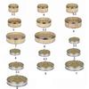 Durable Bamboo Steamer Basket Steel Handle Lid High Temp Resistant Steamer for Dim Sum Bao Bun Kitchen Cooking Tool