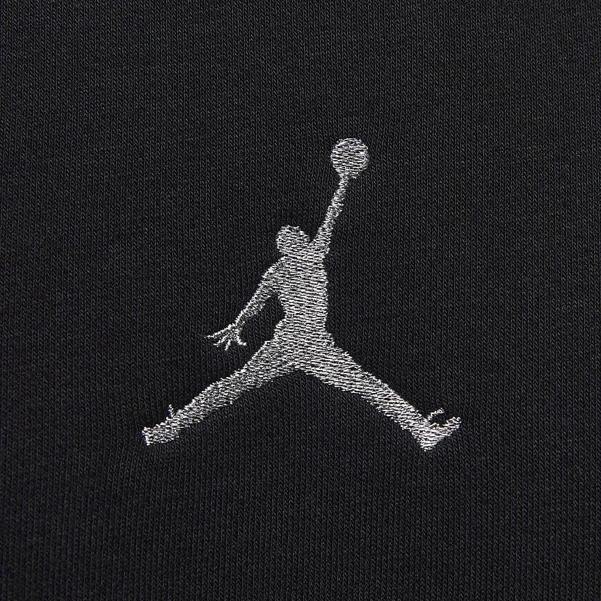 Jordan Brooklyn Fleece Jumpman Comfortable Crew Neck Pullover Long Sleeve Sweatshirt Men Sweatshirt Black HV1751010
