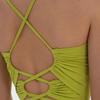 Women's Backless Padded Yoga Strappy Sports Top
