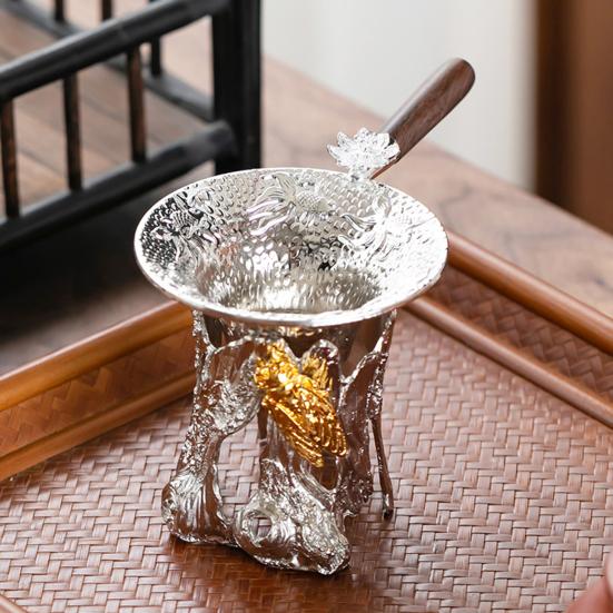 Tea Infuser Fine Mesh Filter for Loose Leaf Tea Elegant Fish Design Reusable Tea Strainer for Cup And Teapot