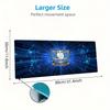 Sheffield Wednesday Logo Large Size Mouse Pad Large Gaming Table Cushion Non-slip Laptop Tablet Big Mousepad XXL Mat Mini PC Playmat With Lock edge