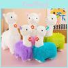 Jouet en Peluche Alpaga Dessin Animé Avec Remplissage en Coton PP Pour Enfants et Cadeaux