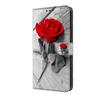 Étui Rose Fleur Edge60Pro/Edge60 Fusion pour Moto G86 G56 G85 G55 G35 G05 G84 G54 G34 G24 Étuis Portefeuille Housse Arrière en Cuir