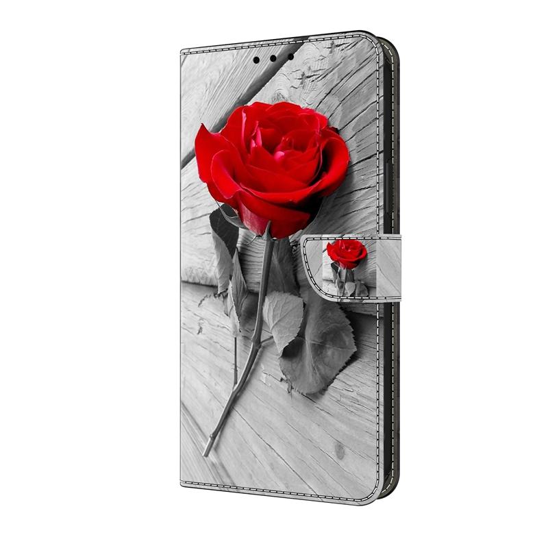 

Чехол-кошелек с рисунком розы для Samsung Galaxy Note 20 Ultra Note 10+ 9 8 Xcover 7 5 M53 M33 M15 M42 Кожаный чехол Galaxy Note20