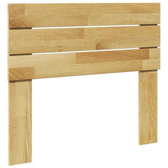 VidaXL Tête de lit 75 cm bois massif de chêne, panneau de tête de lit, tête de lit en bois massif, tête de lit pour lit 851974