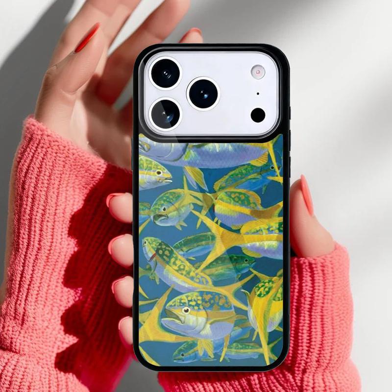 Mahi gamefish Phone Case for iPhone 17 16 15 14 13 Pro Max Back Cover for 12 11 Pro Coque