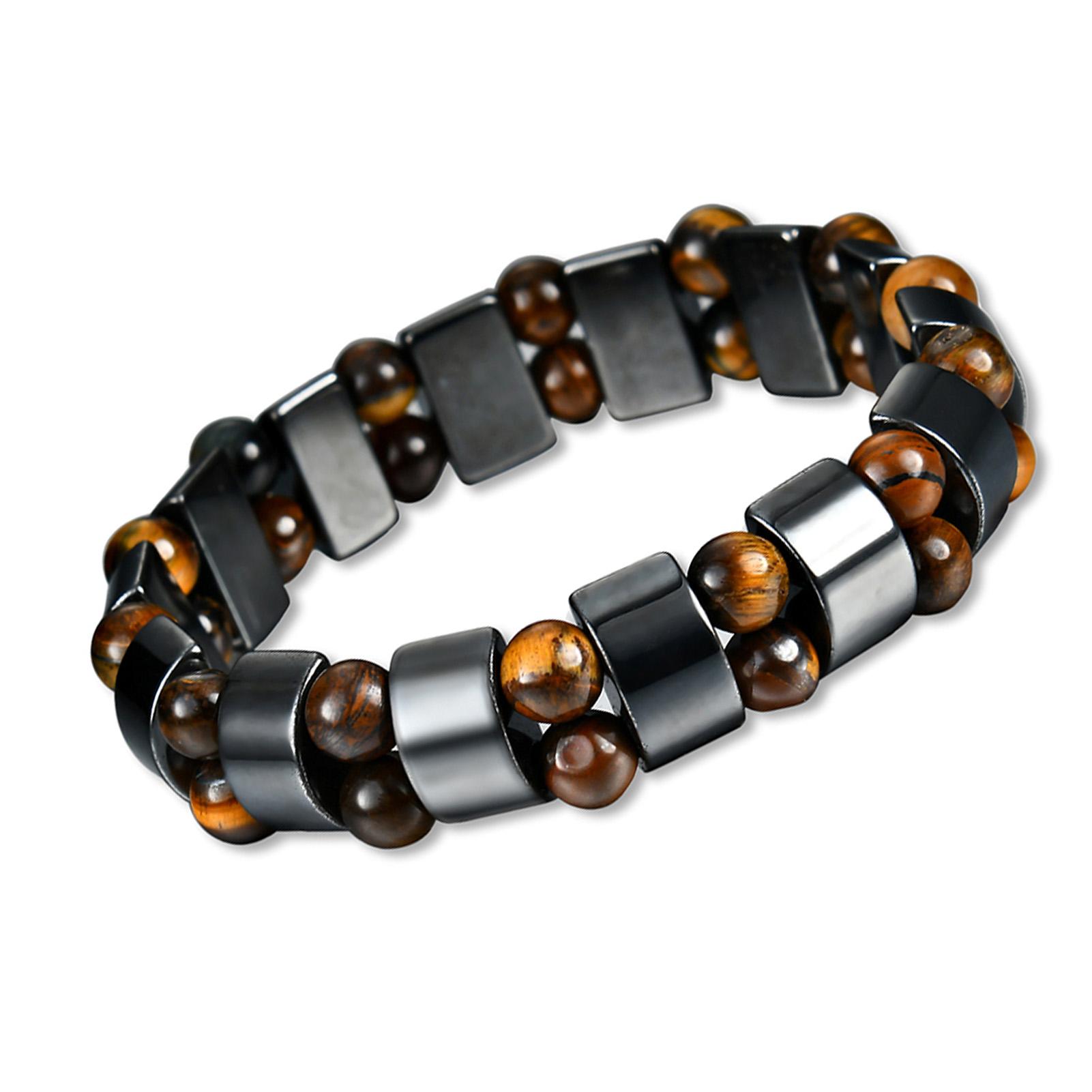 

1pc Women Men Health Care Magnetic Therapy Hematite Bracelet Weight Loss Bangle Jewelry