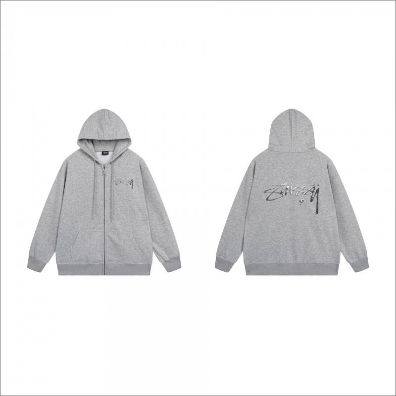 Stu Print Kapuzenpullover Langarm Herren Damen Winter Freizeit Übergroß Pullover