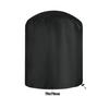 Multiple Size Grill Cover Round Heavy Duty Waterproof Barbecue Gas Grill Cover Heat Resistant Stain Resistant Waterproof Black